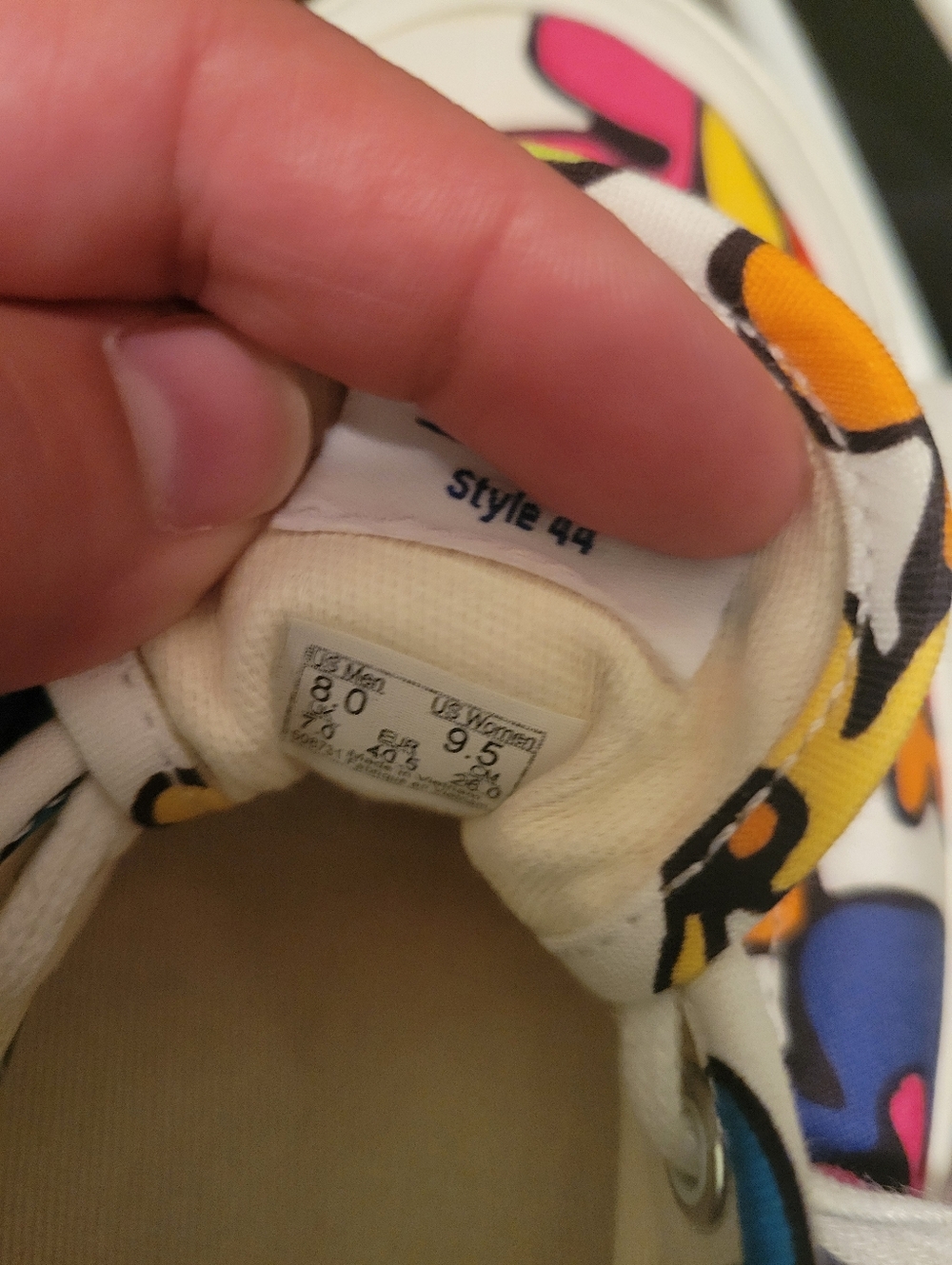 Vans Multicolor Floral Canvas Shoes - Picture 2 of 2